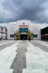 Indonesia, Yogyakarta, April 13, 2024: Yogyakarta train station, Jogja Tugu Station