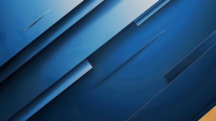 Blue gradient themed color background poster template  for bussines presentation. Generative AI