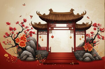 Asian-inspired Serene Garden Gate