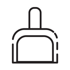 Clean Room Brush Line Icon