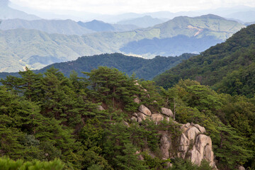 Naklejka premium 용화산, 강원도 화천