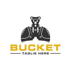 excavator machine bucket logo