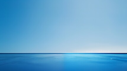 Obraz premium Calm and Serene Solid Blue Background for a Peaceful Design Setting