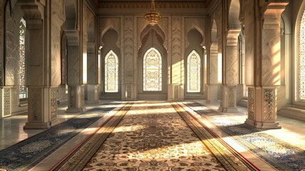 Obraz premium Mosque complex from Birds eyes
