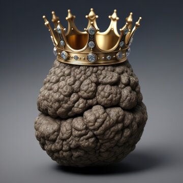 Crap, shit, poo with crown on top.