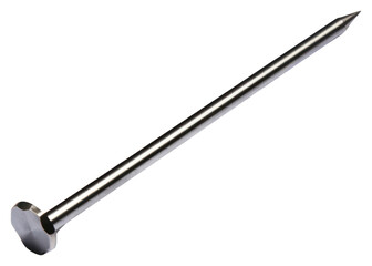 Obraz premium PNG Nail metal white background weaponry.
