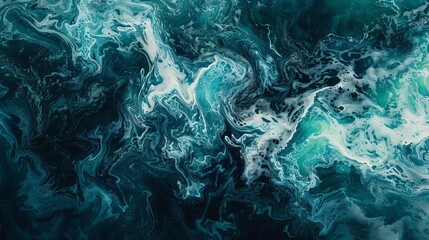 A wallpaper that evokes the depths of the ocean, with abstract patterns resembling water textures...