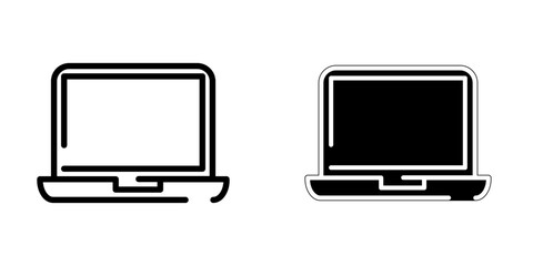 Illustration Vector Graphic of Laptop icon template