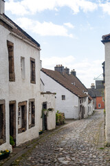 The streets of Curloss, Scotland, UK