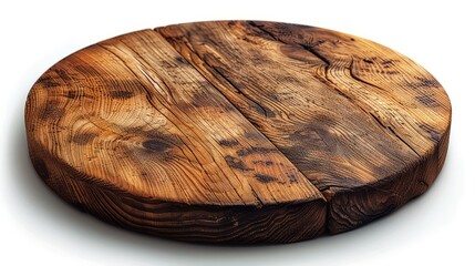 Round wooden chopping board 