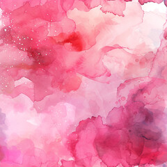 Fototapeta premium Pink Watercolor Dreamscape