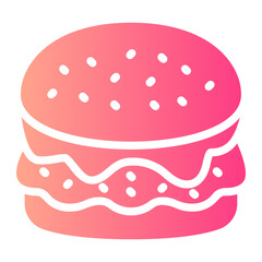 burger gradient icon