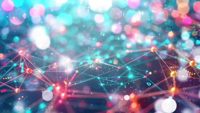 an abstract representation of an application product. seamless looping overlay 4k virtual video animation background