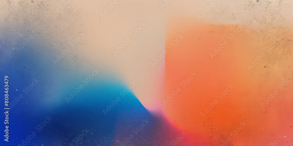 Poster retro gradient background with grain texture,gradient blurred colorful with grain noise effect backg