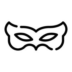 eye mask line icon