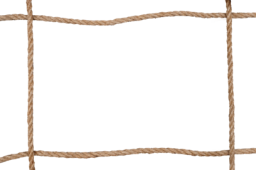 Square form rope isolated transparent