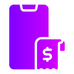 bill gradient icon
