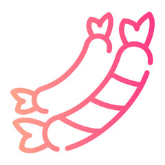 sausages gradient icon