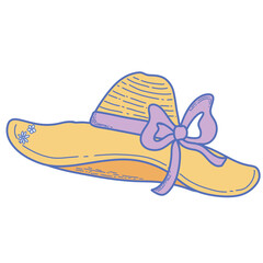 illustration of a pair of hats