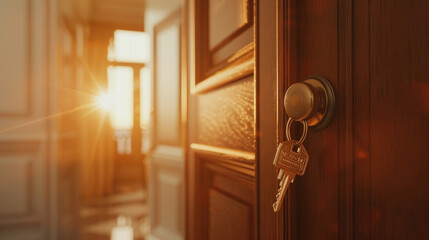 Obraz premium House Key Chain Door Opener