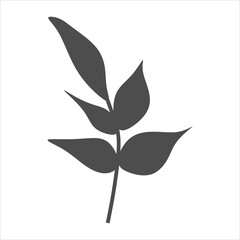 Floral Pattern Brush Vector Element