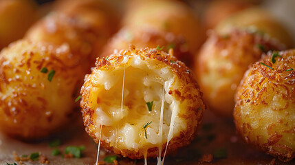 Crispy, cheesy, and delicious! These mac and cheese balls are the perfect party food. They're easy to make and always a hit with guests