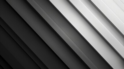 A minimalist background featuring diagonal lines in black and white, creating a dynamic visual effect.