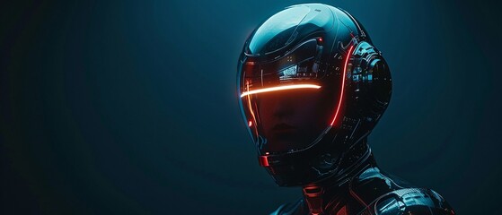 In the shadows, a mysterious figure wearing futuristic armor stands, their identity concealed by a reflective visor, adding to the enigma 8K , high-resolution, ultra HD,up32K HD