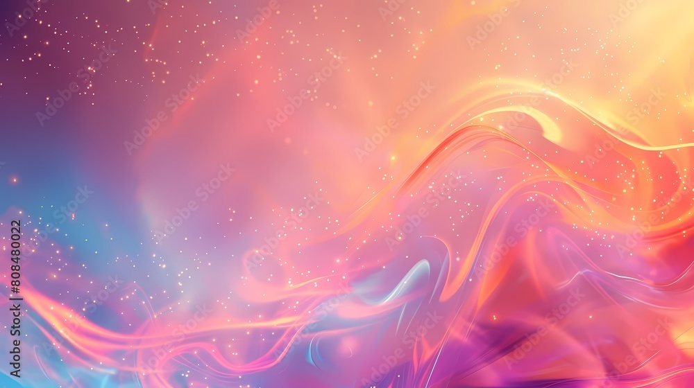 Poster bright abstract background in the form of a wave