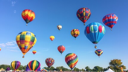 Amidst the lively buzz of excitement, families from all walks of life come together to partake in the mesmerizing spectacle of the balloon festival.