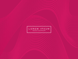 Abstract background of wavy lines with modern pink color, perfect for banner, business card, banner, website, wallpaper, etc.