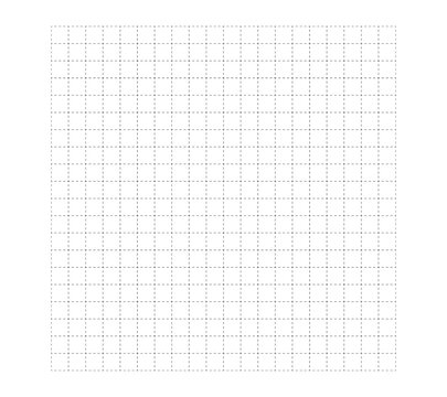 グリッド入りのシンプルな背景イラスト　破線 Simple background illustration with grid, dashed lines