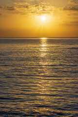 Mediterranean sunrise in Crete