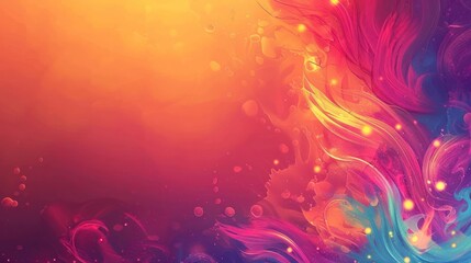 Vibrant and Colorful Abstract Art Background Image