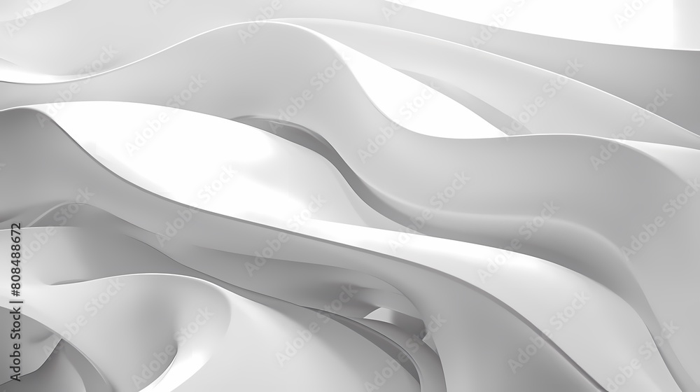 Poster curve - based abstract design featuring a circular object with a isolated background, surrounded by 