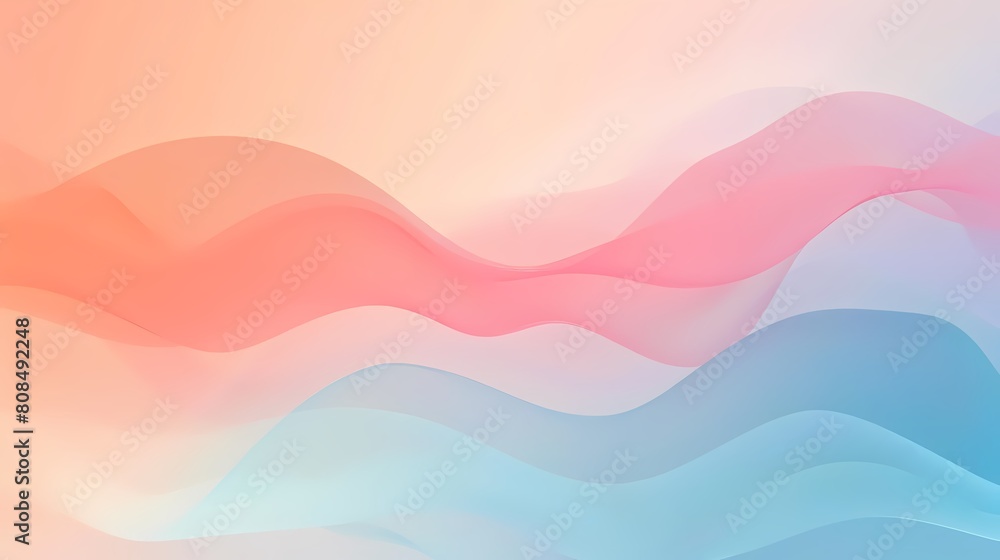 Aufkleber flat abstract background with a lot of wavy lines