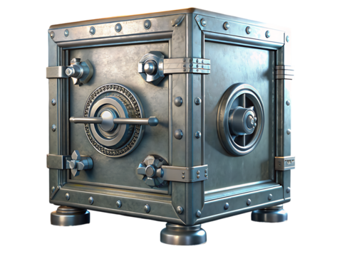 Antique safe box