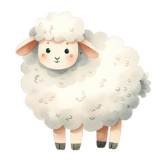 Fototapeta premium Cute Farm Animals Watercolor Clipart, Farm Friends, Farmer, farmland, Little Farmer Clipart