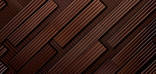 Inviting chocolate brown dash line design, perfect for creating a warm atmosphere in interiors.