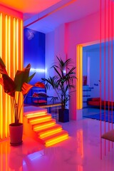 Design Studio: Pursuing Neon Color Palette Experiments
