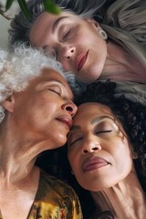 Serene Setting: Women of Diverse Ages Unite to Share Beauty Secrets