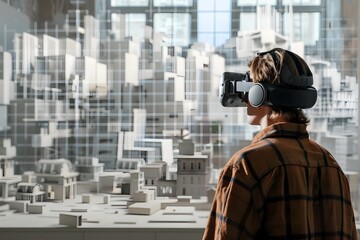 Architect Harnessing Virtual Reality to Design Inspiring Creative Spaces in