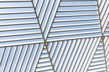 Obraz premium Geometrical architecture. Geometric abstract pattern background. Abstract design structure. Abstract shapes and pattern background. Abstract geometrical background