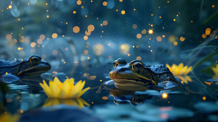 Nocturnal Frog Symphony