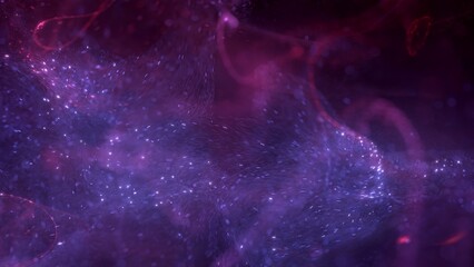 Elegant Purple Pink Abstract Particle Flow Decorative Background