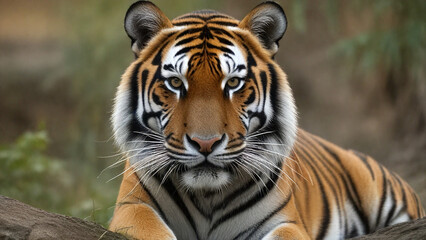 Fototapeta premium Tiger in Forest