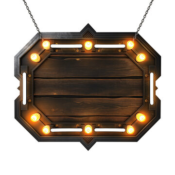 ELEMENTO DE FESTA METAL MADEIRA LUZES	
