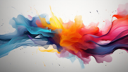 abstract colorful splashes background