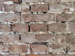 Photo of brick wall texture. Texture of old brick