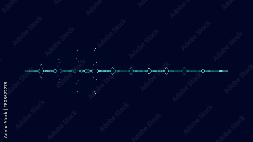 Poster audio bar spectrum isolated on transparent background. sound wave animation, classic graphic sound e